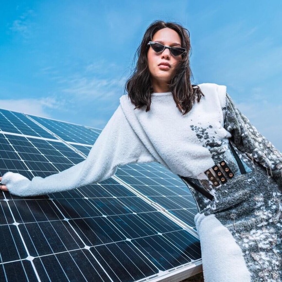 Tuba Ergan Designer Mohair Sweater Dress (Medium) - Picture 1 of 2